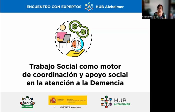 La coordinación y el acompañamiento del trabajo social sanitario, clave en la atención de las personas con Alzheimer