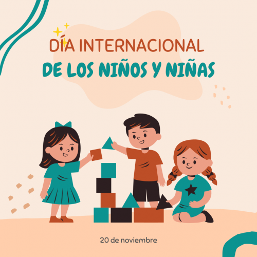 20 de noviembre, Día internacional de los niños y niñas. Portal del