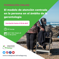 Curso "El modelo de atención centrada en la persona en el ámbito de la gerontología" Edición 2022