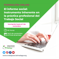 Curso "El informe social: Instrumento inherente en la práctica profesional del Trabajo Social" Ed diciembre 2022