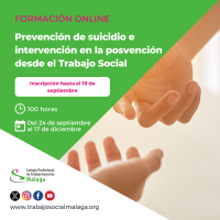 Curso "Prevención de suicidio e intervención en la posvención desde el Trabajo Social". Ed. 2024