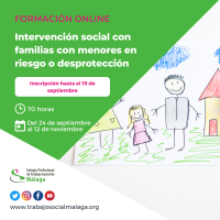 Curso "Intervención social con familias con menores en riesgo o desprotección". 2ª Edición 2024