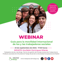 Webinar "Guía para la movilidad internacional de los y las trabajadoras sociales"