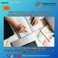 CURSO ONLINE "CLAVES PARA REALIZAR UN SUPUESTO PRÁCTICO EN OPOSICIONES DE TRABAJO SOCIAL"