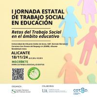 I Jornadas de Trabajo Social en Educación: retos del Trabajo Social en el ámbito educativo.