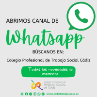 ¡Abrimos Canal de WhatsApp para seguir ampliando la forma de llegar a profesionales!