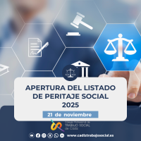 Apertura del Listado de Peritaje Social 2025.