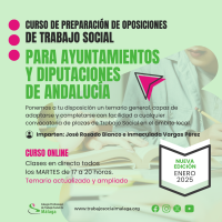 Curso de preparación de oposiciones de TS para Ayuntamientos y Diputaciones de Andalucía 2025