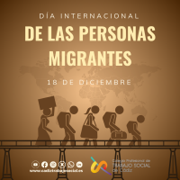 Día internacional de las personas migrantes, 18 de diciembre.