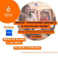 Webinar: "Cuentoterapia aplicada a la intervención familiar"