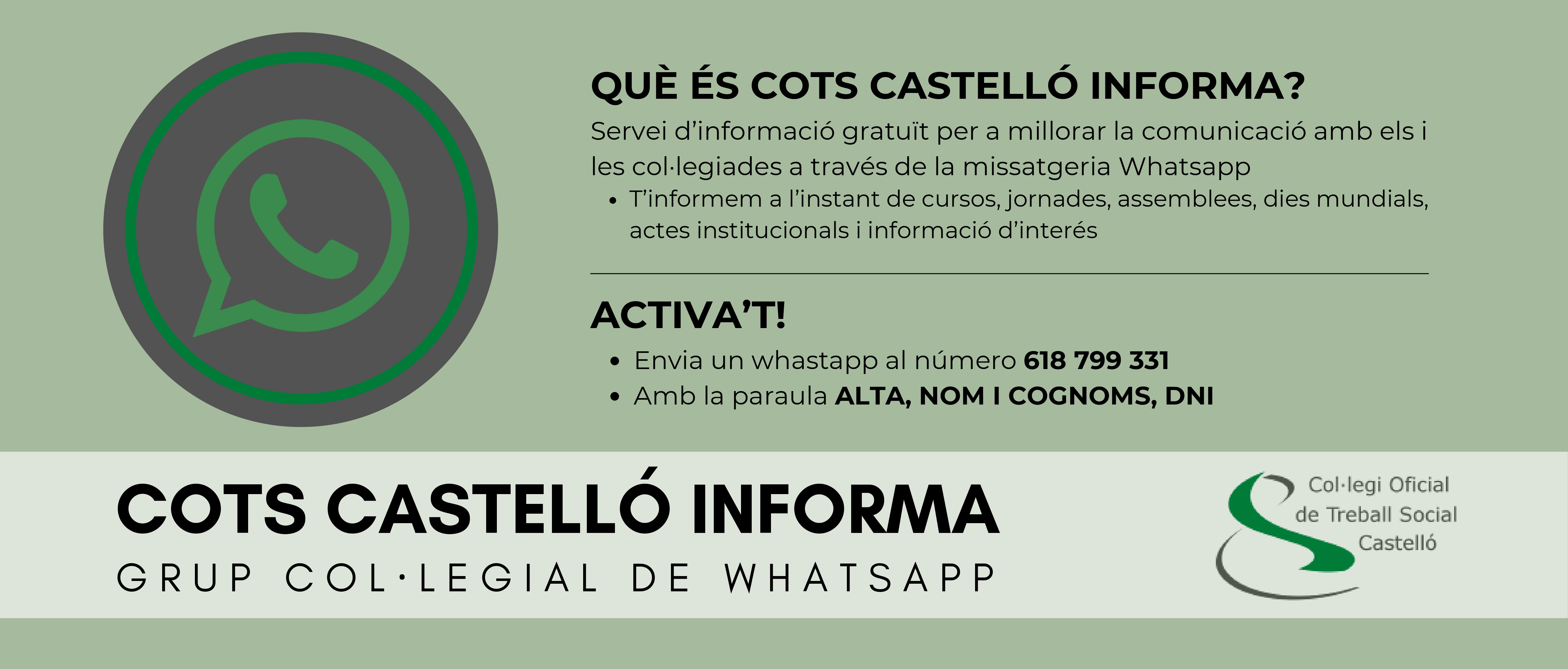 COTS Castelló informa